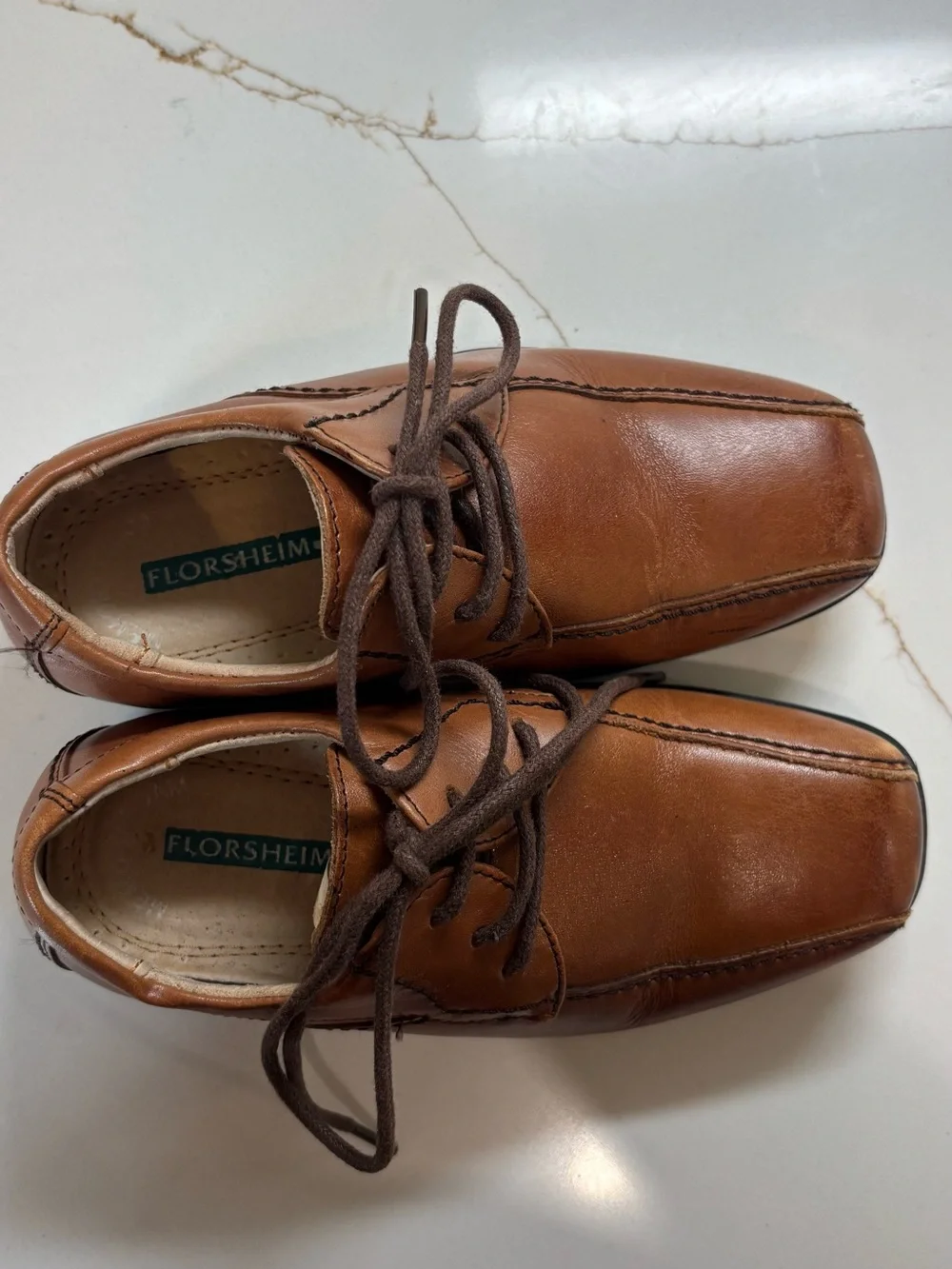 Florsheim polished brown